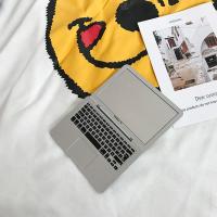 迷你小镜子 银色 创意迷你电脑小镜子随身折叠简约化妆镜ins学生便携单面补妆镜