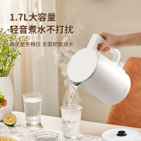 [一体无缝内胆 一键保温]电水壶1.7L大容量防干烧双层防烫长效保温精准温控轻音煮水不打扰 FEK-17AZ