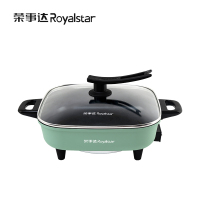 荣事达(Royalstar) 电火锅家用电煮锅5L大容量电炒锅不粘电煎锅烤肉电热锅蒸煮涮多功能一体DRG-136KT