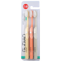 古调651深洁型三支装软毛牙刷颜色随机单套