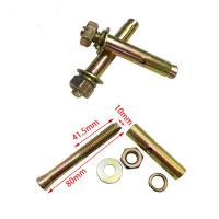 帮客材配 鑫国盛 彩锌国标膨胀 12钻头 材质螺纹钢 规格10*100 单价0.74元/颗 350颗/件 一件起售 免邮