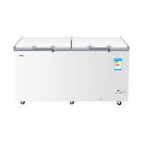 Haier/海尔冷柜 BC/BD-519HEM卧式冰柜 519升冷藏冷冻转换柜 带脚轮 家用/商用冷柜 顶开式零下40度