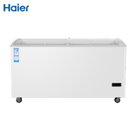 Haier/海尔SD-518HE卧式冷冻展示柜冰柜 单温雪糕冷柜 速冻冰柜商用雪柜 推拉门卧式冷柜电子控温