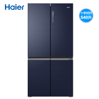 海尔(Haier)BCD-546WSEKU1 546升超薄十字对开门冰箱 一级变频风冷无霜家用多门四开门全空间保鲜电冰箱