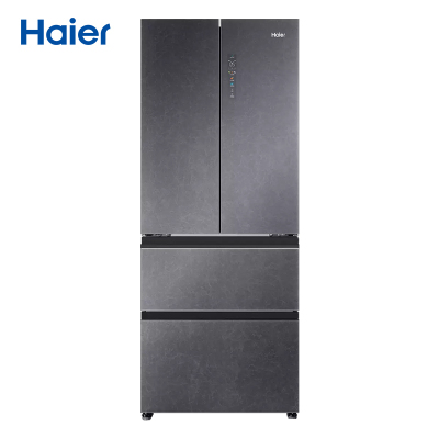 海尔(Haier)超薄零嵌410升多门冰箱 零距离嵌入 植萃净味杀菌 三档变温空间 BCD-410WLHFD4DSGU1