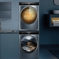 卡萨帝纤诺和美12KG洗烘套装滚筒洗衣机CGY 12FL5TU1+C1 D12L5LU1 5代新款洗衣机