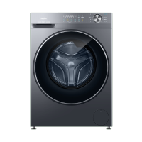 海尔全自动11kg极夜灰滚筒洗衣机XQG110-HL58E1 1级能效超不锈钢内桶智能洗烘一体独立式设计