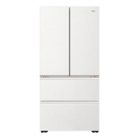 海尔多门冰箱BCD-575WGHFD1BYCU1 575升自动除霜电脑控温麦香石彩晶面板超大容量独嵌两用