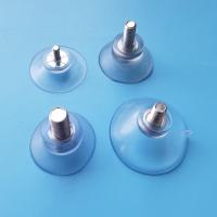 带螺丝杆吸盘固定玻璃茶几防滑螺丝贴藤桌小吸盘垫吸玻璃配件