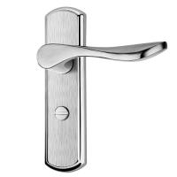 门锁卫生间厕所浴室通用型不锈钢锁具无钥匙室内单舌铝合金门把手