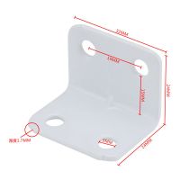 加厚白色角码直角支架90度角铁家具连接固定层板托架