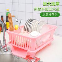 厨房沥水碗架碗筷餐具收纳盒放碗碟滴水碗盘置物架柜角架篮菜蓝子