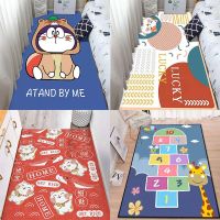 卡通地毯卧室ins床边毯满铺厨房飘窗榻榻米家用地垫门垫防滑