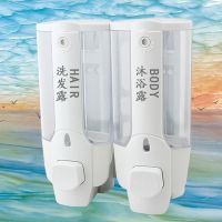 皂液器酒店皂液盒壁挂式洗手液盒子分装沐浴露宾馆洗发水瓶乳液器