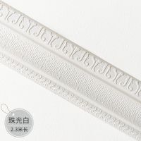 自粘腰线门框墙纸3d立体墙贴边框踢脚线防水防撞线条封边条客厅