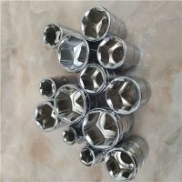 大飞短套筒扳手棘轮扳手81417mm汽修六角套筒轮胎工具1/2接杆