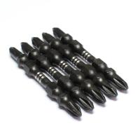 少威s2t钢硬耐磨工业级十字批头套装磁性双头风批 电动螺丝刀头