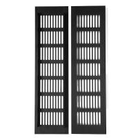 铝合金透气网长方形衣柜透气孔鞋柜橱柜散热口通风多种规格150mm