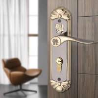 室内门锁字锁3件套小50双舌执手锁压把锁实木钢木门锁