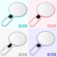 夹双面毛孔化妆镜手持脸部放大高清挤黑头拔粉刺工具