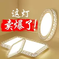 led吸顶灯客厅灯简约现代大气家用圆形卧室灯具阳台过道厨卫灯饰
