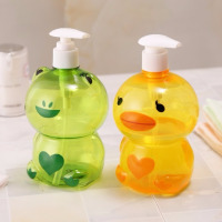 可爱卡通按压乳液器 沐浴露洗发水分装瓶乳液瓶洗手液瓶