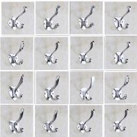 6个装全实心不锈钢衣钩衣帽钩单个挂钩挂衣钩壁挂钩衣服单钩