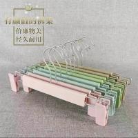 买20个送5个无痕裤夹磨砂裤夹商场紧裤架服裝店裤架夹子