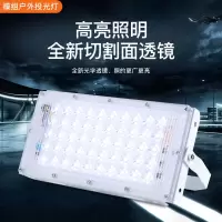 led投光灯户外防水射灯大功率亮室外灯路灯门灯庭院灯12v220伏