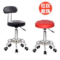 升降椅子旋转凳子家用带靠背小圆凳滑轮椅高脚凳美容理发凳转椅子