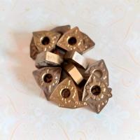 二手数控东芝桃型车刀片wnmg080404/08/12-tm t9125 9115钢件