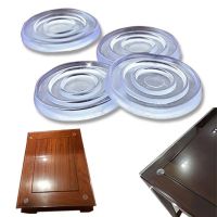 茶几玻璃防滑胶垫红木家具防滑胶粒吸垫玻璃垫片透明软胶台面