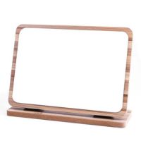 镜子化妆镜女台式木镜子家用折叠公主镜子宿舍美容桌面梳妆镜高清