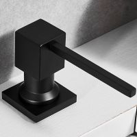 厨房水槽皂液器304不锈钢按压器延长管大容量免加洗洁精洗涤剂泵