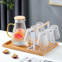 托盘玻璃杯水杯挂架沥水置物架杯架水杯架创意家用收纳杯子架倒挂