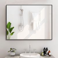 铝合金框浴室镜卫浴镜试衣镜卫生间贴墙壁挂化妆镜洗手间装饰镜子