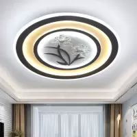 2021新款led客厅灯吸顶灯卧室灯长方形水晶灯圆形书房灯餐厅灯具