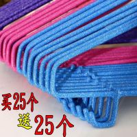 粗衣架加粗加厚防滑冬天家用挂衣大衣撑成人挂钩衣架子晒衣服架