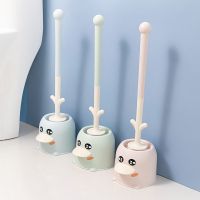 马桶刷无死角软毛家用创意马桶刷子卫生间长柄可爱洁厕厕所刷