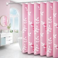 浴帘布套装防水防霉不透挂帘卫生间浴室门帘免打孔隔断遮挡窗帘子