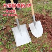 不锈钢铲子铁铲农用工具户外农具铁锹挖土家用钢锹钢铲雪工具雪