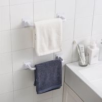 免打孔毛巾架卫生间浴巾架浴室粘贴式挂钩毛巾挂架浴室毛巾杆挂钩