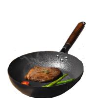 TOKYAMA铁煎锅纯铁无涂层电磁炉燃气灶通用牛排煎锅