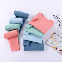 儿童秋款德绒秋衣秋裤男孩双面绒女童内衣套装宝宝中大童无痕童装