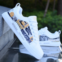 述雅鞋子男潮鞋2021秋季新款板鞋韩版潮流男鞋百搭运动休闲鞋迷彩布鞋