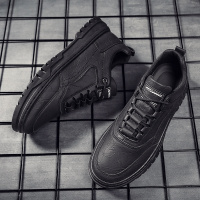 述雅厨师鞋男夏季运动工装防水防滑休闲皮鞋秋季厨房工作劳保工地潮鞋