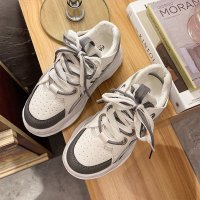 述雅槿岸秋德训鞋女秋季透气2021新款ins潮百搭女鞋薄款小白鞋运动板鞋