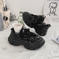 述雅槿岸运动鞋女2021秋季新款网红厚底松糕ins火小个子老爹鞋百搭女鞋