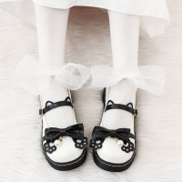 述雅仙女风lolita洛丽塔学生日系萝莉演出jk小皮鞋绑带制服平底单鞋女