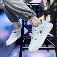 述雅沈然男鞋春季网面运动休闲百搭青少年透气